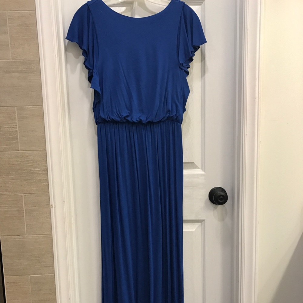 Loft Royal Blue Maxi Dress